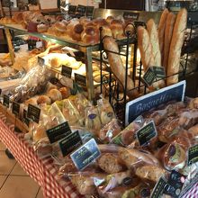 パンの種類が豊富