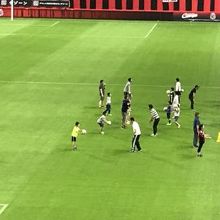 親子サッカーもやっています。