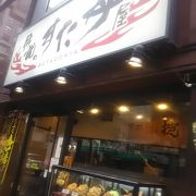 川崎の商店街にあるすた丼の店です