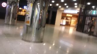 かなり大きな川崎の地下の商店街