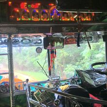 スクールバスに送ってもらった！