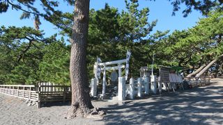 三保の松原にある神社
