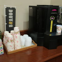 ロビーには、ドトールコーヒーが無料で