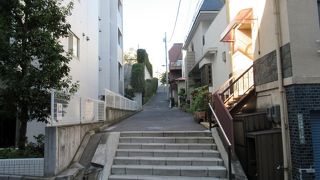 坂下と坂上が階段になっている珍しい坂では と思います