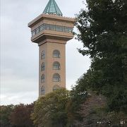 麻溝公園の中にあるタワー