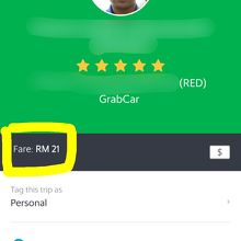 Grabでホテルから空港へ