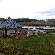 (道の駅とざわ)上まで行くと、見晴らしよく、気持ちいいですよ。