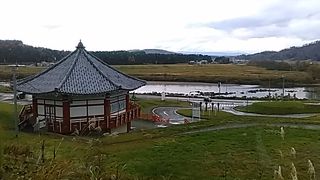 (道の駅とざわ)上まで行くと、見晴らしよく、気持ちいいですよ。