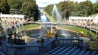 噴水がすばらしい