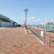 西の端のビーチウォーク