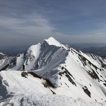 残雪期の剣ヶ峰