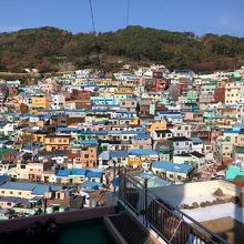 韓国のマチュピチュ。カラフルで綺麗な街並み。