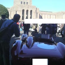 絵画館の前に名車が集まってました