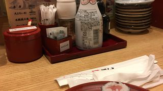 気軽にお寿司を食べられます