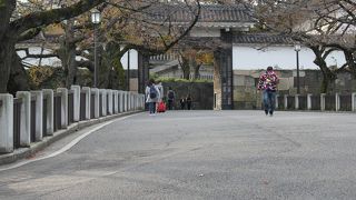 田安門に架かる橋