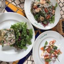 みんなで頼んだ前菜