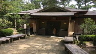 お抹茶がいただける。