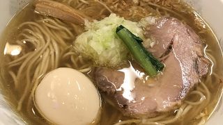 食べ応えのある塩ラーメン