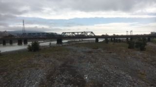 増水時でもきれいな川