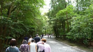 砂利が気持ちいい