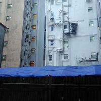 客室の窓からの風景