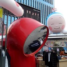 地下鉄に入る場所も可愛かったです。