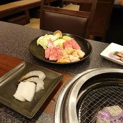 ホテル内の焼肉レストラン