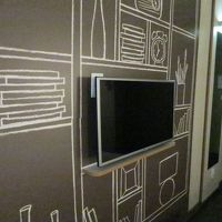 洒落ている壁紙