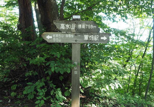 奥多摩で人気のミニ縦走コース