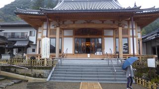 本堂は落慶したばかり