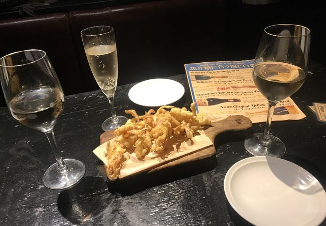 メリケンサカナで魚介飲み