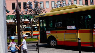 電車から遠い場所へのアクセス