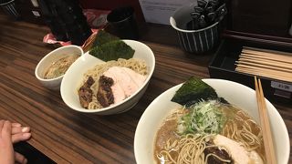 ラーメンもつけ麺もアリです！