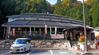 山の中の道の駅　やきぐりがおいしかった