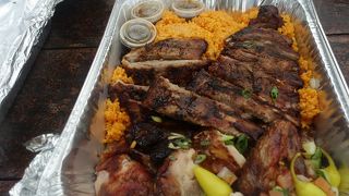 ローストチキンがうまい