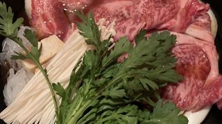 感動のすき焼き