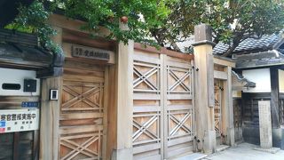 銅座の跡地にある大阪最古の幼稚園