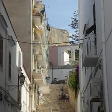 最奥の上にそびえる古城