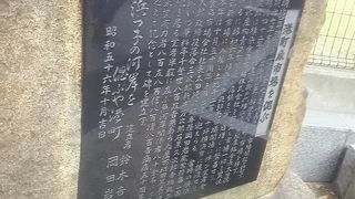 関内の駅前にこちらの市場の記念碑があった