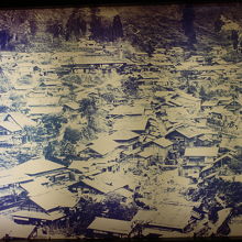 かつての院内銀山の町　1万人以上の人が住んでいました