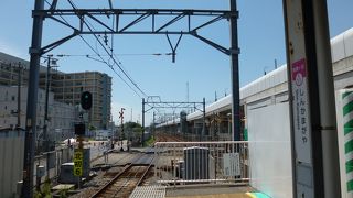 駅間が短いです
