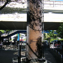 鉄道発祥記念碑 