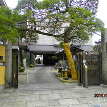 法恩寺入口付近