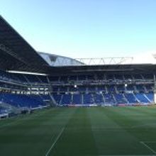 試合前のスタジアム