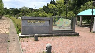 大きなドームの温室があります。