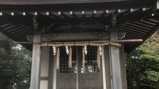 丘の上にある神社