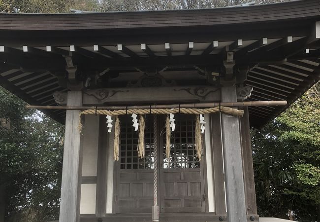 丘の上にある神社