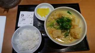 満足度高めのカレーうどん