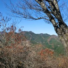 山頂から大持山方面