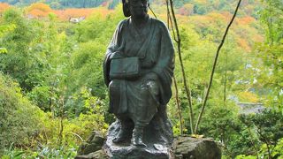 松尾芭蕉と曽良の像